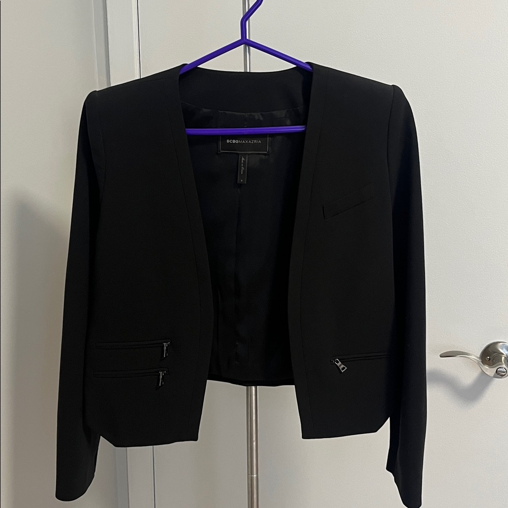 BCBGMaxAzria Black Women's Blazer